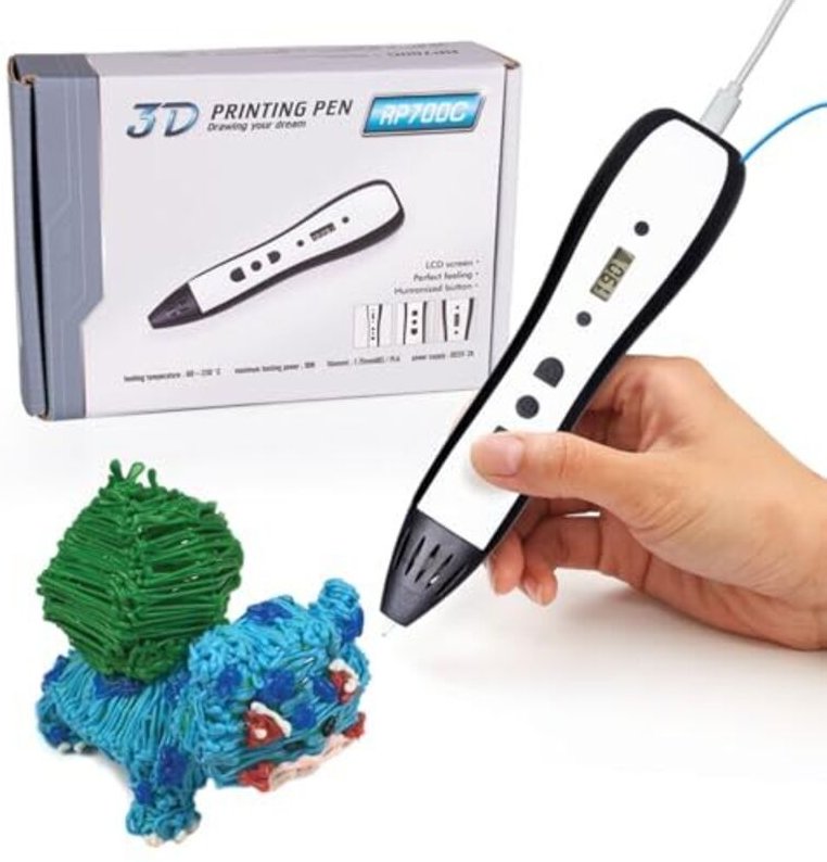 3D-Stift für Heimwerker 3D-Druckstift mit LCD-Bildschirm 3D-Malstift mit 1,75 mm PLA-Filament Lustiges Spielzeug Bestes ...