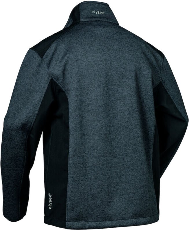 Strick-Fleecejacke Innsbruck Gr.XL dunkelgrau/schwarz