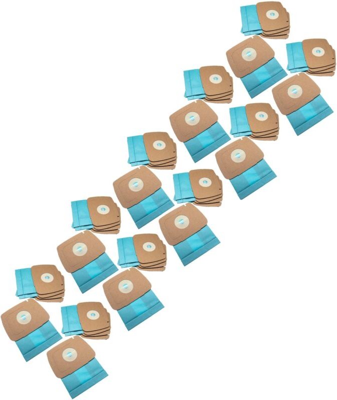 50x Staubsaugerbeutel kompatibel mit Electrolux Lux 1 Classic, 1 Royal, D820, 1 Staubsauger - Papier, 21cm x 16,2cm Hell...