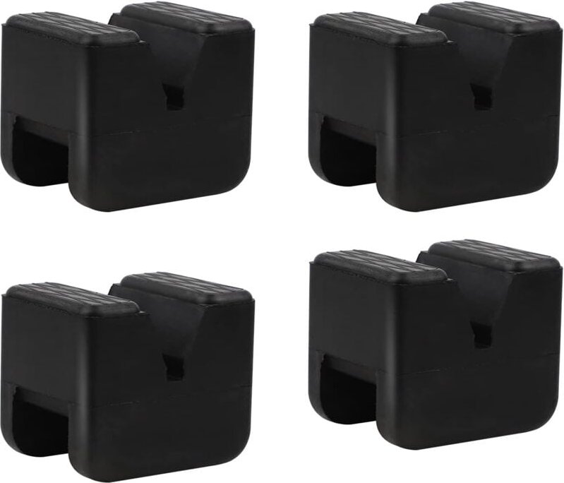 4 Stück Gummipolster für Wagenheber, 63 x 45 x 50 mm, für Wagenheber, Universal-Gummipolster für Autos/SUV, robust und p...
