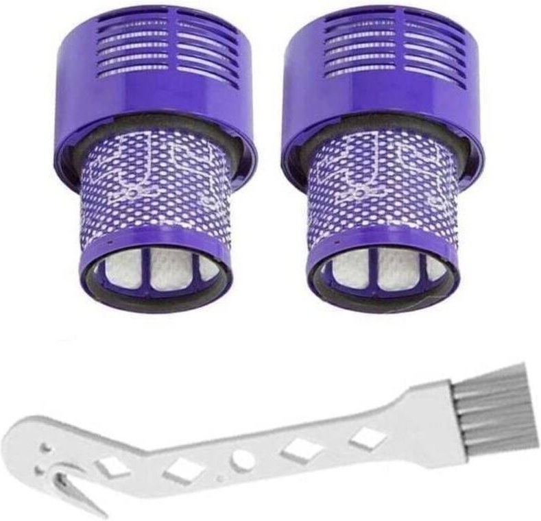 2er-Pack waschbare Ersatzfilter inklusive kostenloser Bürste für Dyson V10 Staubsauger. Dyson Ersatzfilter für die Serie...