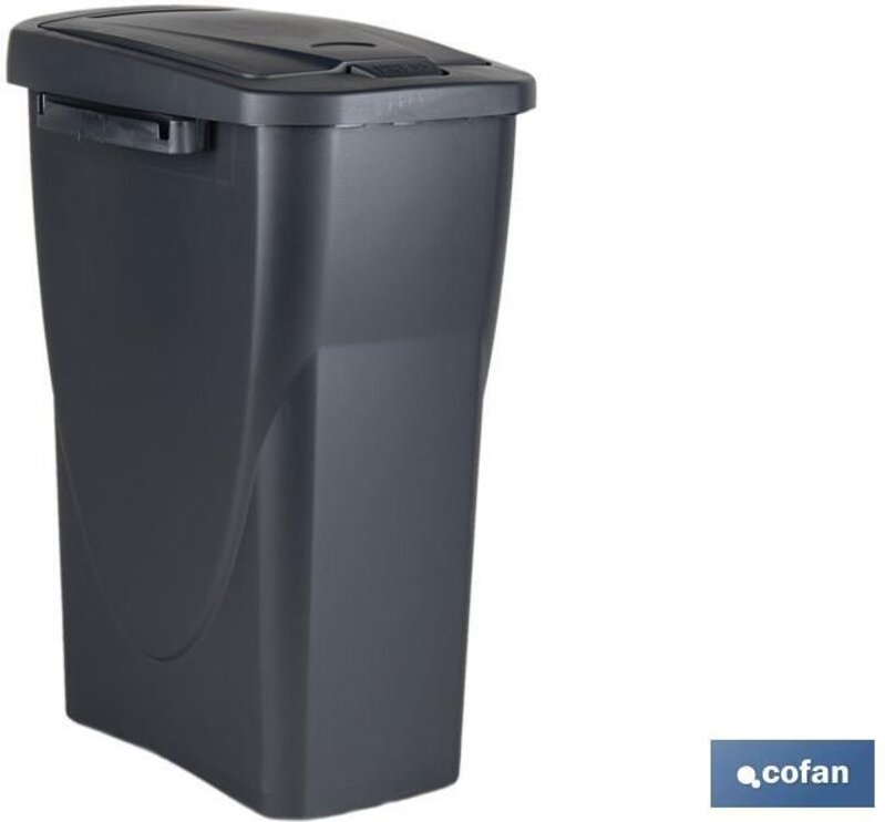 Grauer Mülleimer für Allgemeinabfall (15 l) COFAN 41003412