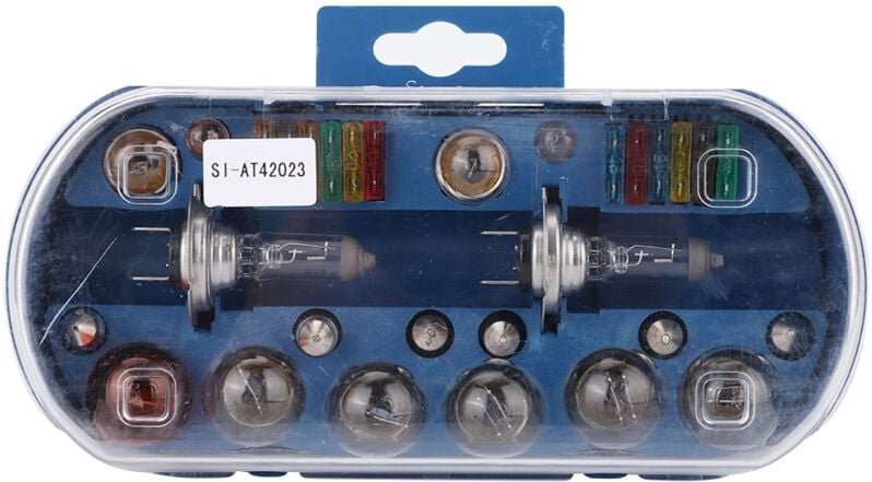 30-teiliges Kfz-Glühbirnen-Ersatzset, H7 12V 55W Kfz-Notbeleuchtung + Sicherungssatz, Universal-Ersatzteile