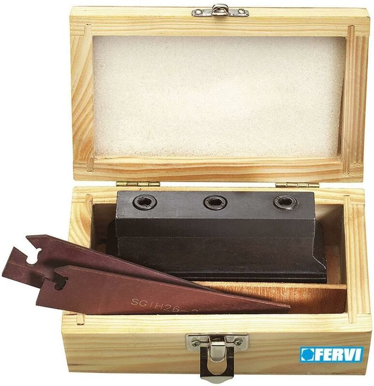 Set werkzeuge für externes schneiden für drehmaschine Fervi T091