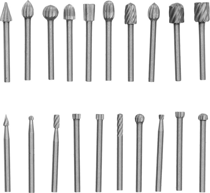 20-teiliges Rotationswerkzeug-Set aus Hochgeschwindigkeitsstahl, Holzschnitzbohrer-Schneidwerkzeug für Holzbearbeitung, ...