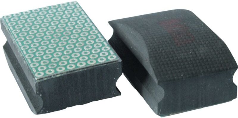 Diamant-handschleifpad K100 - 55X90MM schwarz