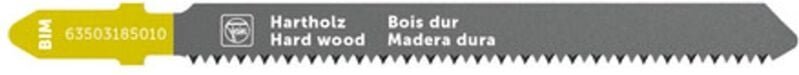 63503185010 Stichsägeblatt für Hartholz bim 75 T1.5 hw sc 5 St. - Fein