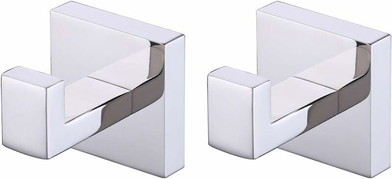 Gabrielle - Handtuchhaken für Badezimmer, Wandmontage, 2 Haken, SUS304-Edelstahl, Haken, Handtuchhalter, Kleiderhaken, K...