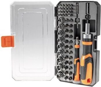 Elektronik-Schraubendreher Bit-Set 57-teilig, Ratschen-Schraubendreher