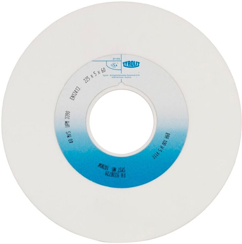 Tyrolit - Sägeschärfscheibe Edelkorund 89A weiß Form 1 200 x10x 32 mm Korn 60