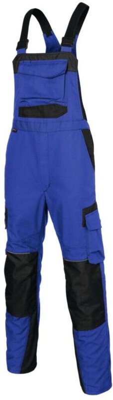 KÜBLER Latzhose InnovatiQ, kornblau / schwarz, Konfektionsgröße DE: 56