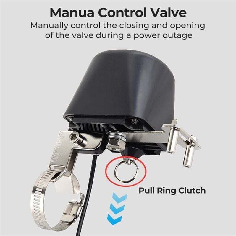 Wasserdichter WLAN-Roboter, Tuya Smart-Fernbedienung, App, drahtloser Schalter für Wasser- und Gasleitungen, US-Stecker