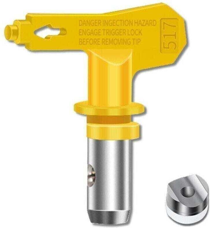 Airless-Hochdruck-Spritzpistole mit 6 versiegelten Düsen und Hitzebeständigkeit, kompatibel mit Graco Titan Wagner Farbs...