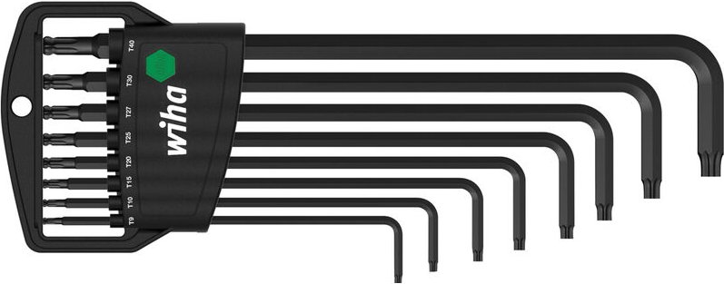 Stiftschlüssel Set im Classic Halter torx® Kugelkopf 8-tlg. schwarzoxidiert (32394) - Wiha