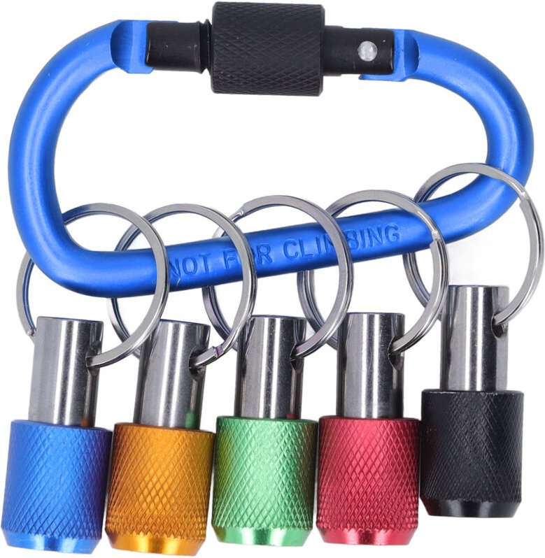 Acouto 1/4 Zoll Sechskantschaft-Bit Schnellwechsel-Verlängerungsstange für die Brieftaschenschublade mit 5 Farben Verlän...