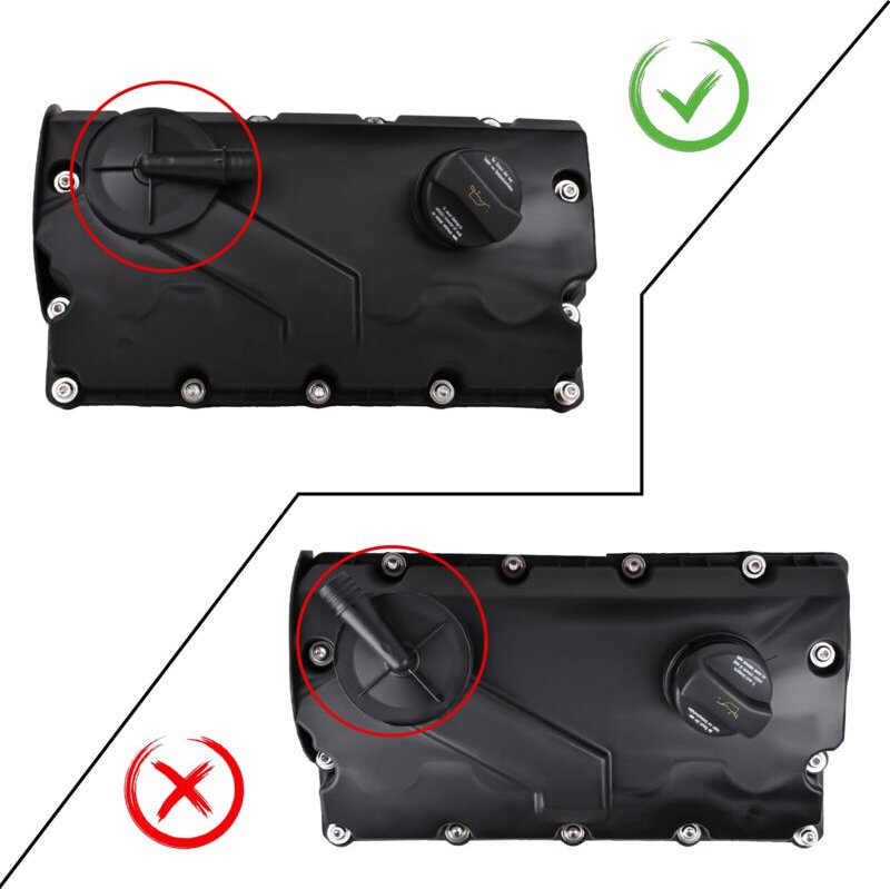 Hochleistungs-Zylinderkopfdeckel/Ventildeckel, geeignet für die Motorreparatur von Audi A3 8L, SEAT Leon, Skoda 1.9L und...