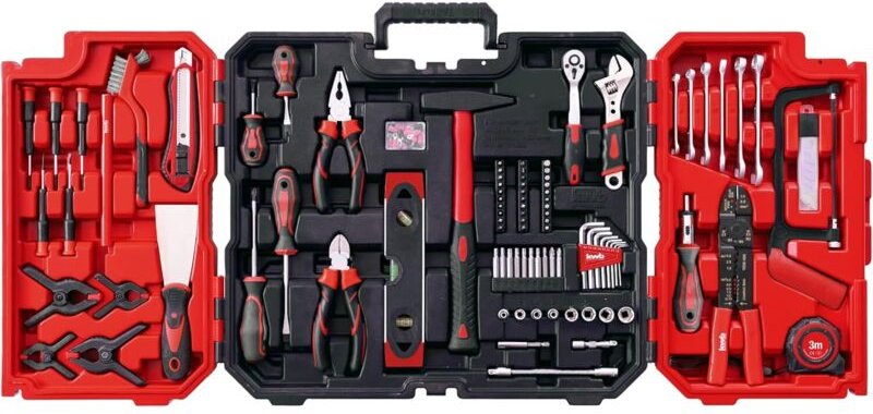 KWB - Werkzeug-Koffer inkl. Werkzeug-Set, 125 -teilig, gefüllt, robust