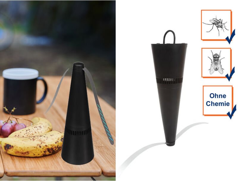 USB Fliegenwedler batteriebetrieben ohne Chemie wedelt Fliegen & Wespen weg