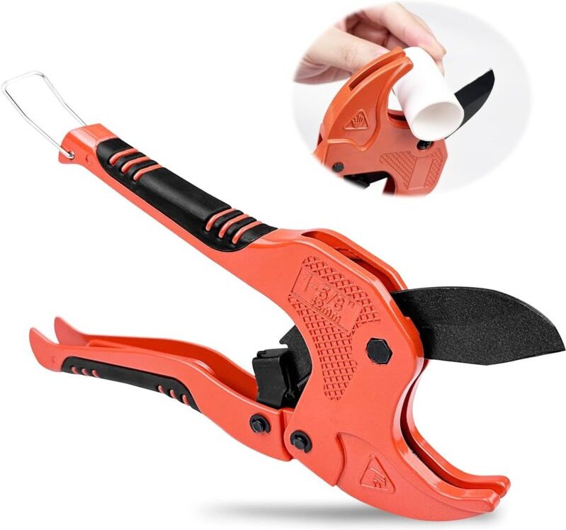 PVC-Rohrschneider, Mehrschichtrohrschneider, Rohrschneidzange, Kunststoffrohrschneider, zum Schneiden von Rohren mit ein...