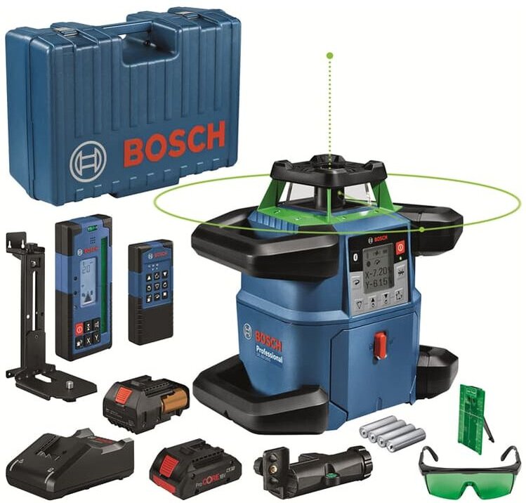 Bosch Rotationslaser grl 650 chvg, 1x 4,0 pc und Ladegerät im Koffer