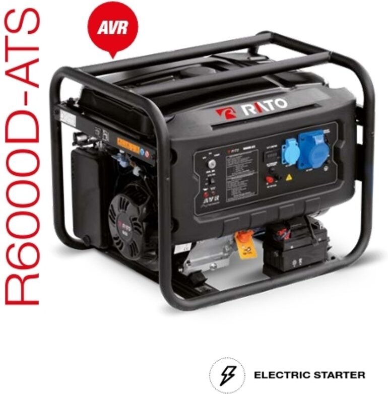 RATO R6000D-8 ATS Benzin-Stromerzeuger 420 ccm Elektrostart