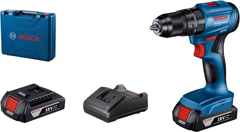 Werkzeug - 18V Akku-Schlagschrauber, 2x 2,0 Ah Akkus, Ladegerät 06019K3100 - Bosch