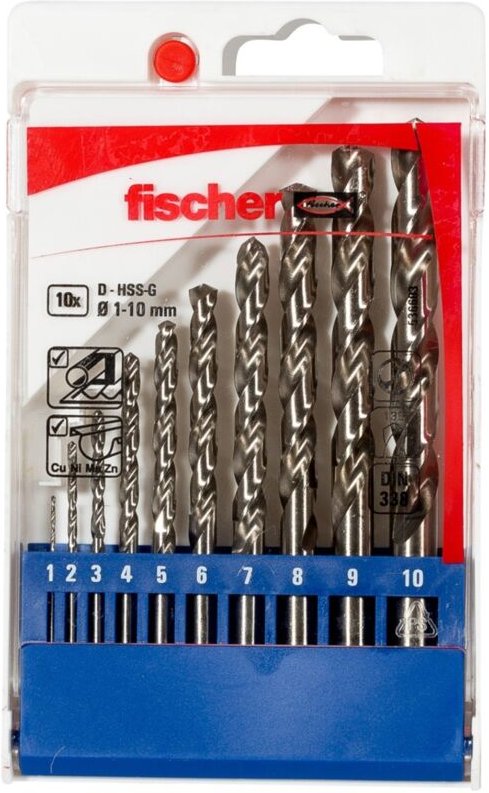 Thumbnail - Metallbohrer hss-g Set 1-10mm p 10-teilig - Fischer