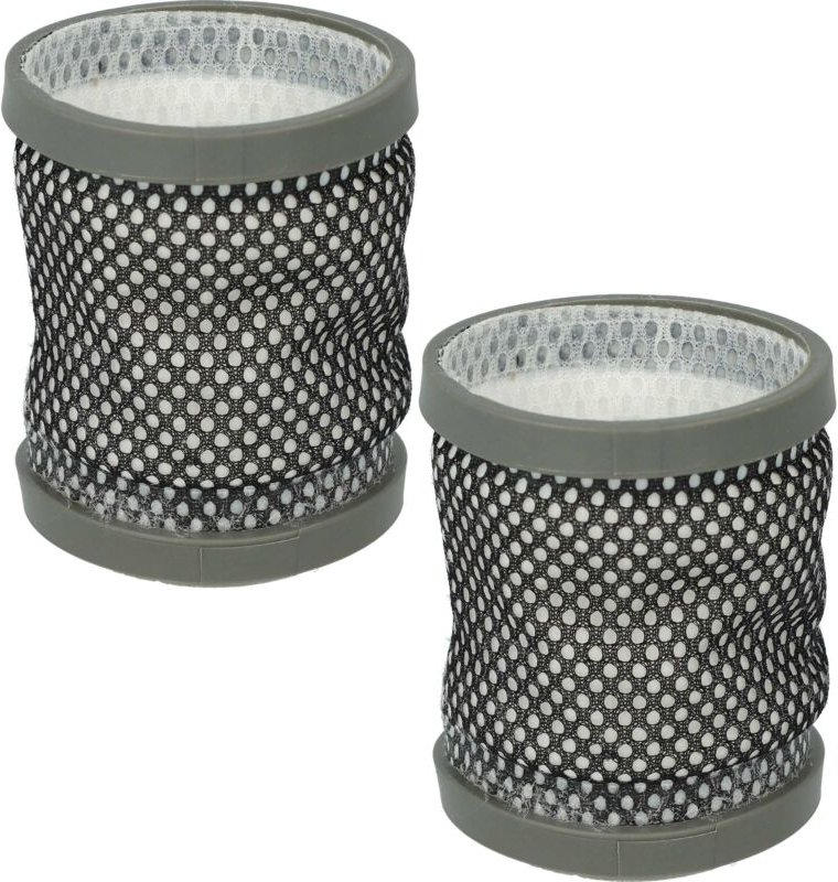 vhbw 2x Staubsaugerfilter Ersatz für Dirt Devil 0698002 für Staubsauger - Abluftfilter Schwarz Grau Weiß