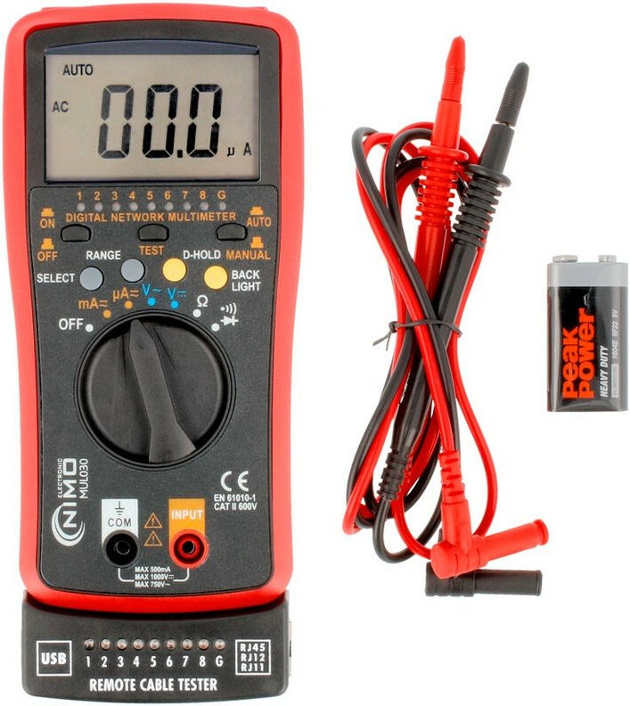 Netzwerk-Tester & Multimeter USB A/B Tester
