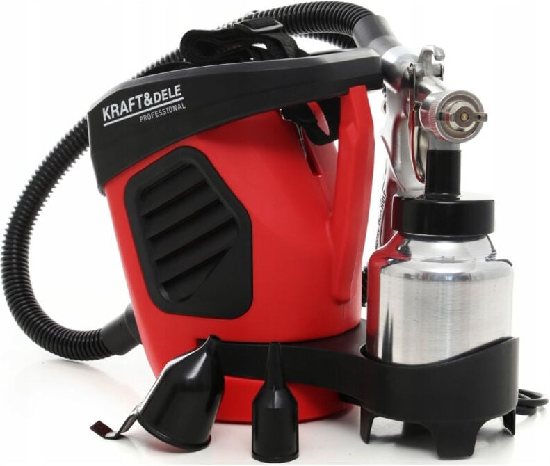 Farbsprühsystem 600W 1000 ml HVLP Sprühpistole Lackiergerät Elektrische Farbsprühgerät