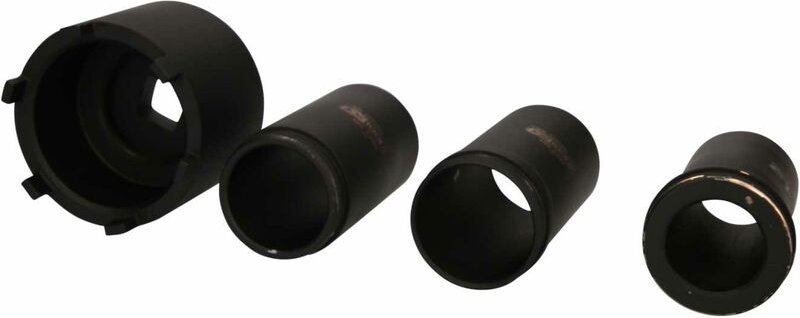 KS Tools Nutmuttern-Schlüssel-Satz mit 3 Führungsrohren für Mercedes, Ø 75 mm , 4-tlg.