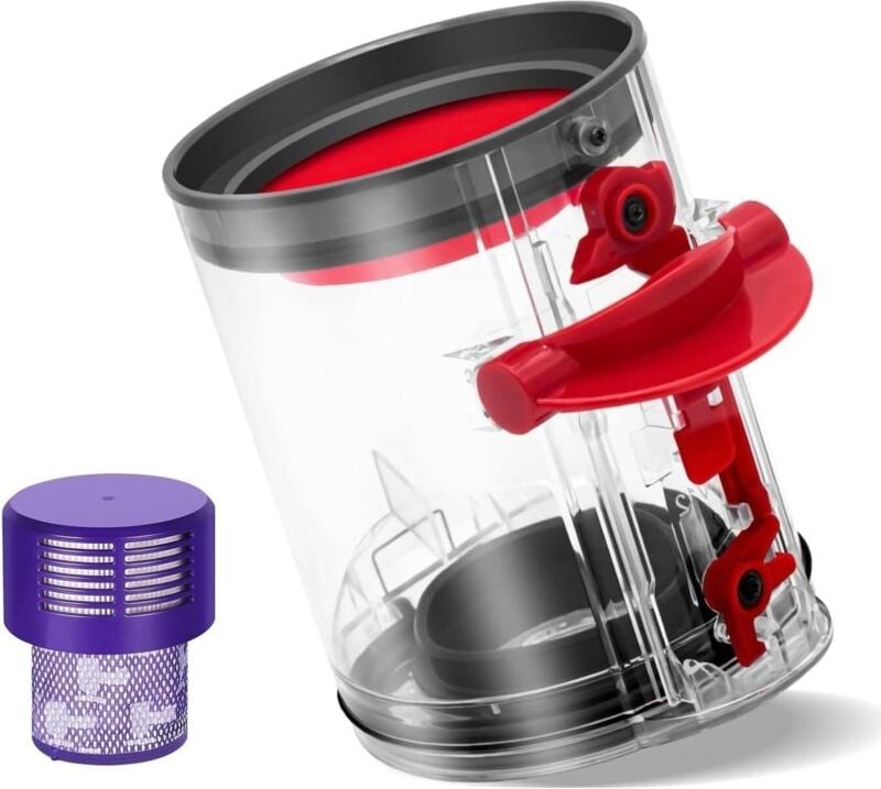 Staubbehälter für Dyson V12 SV18 SV20 Detect Slim/V10 Digital Slim Behälter Ersatzteile Staubeimer Mülleimer Zubehör Sta...