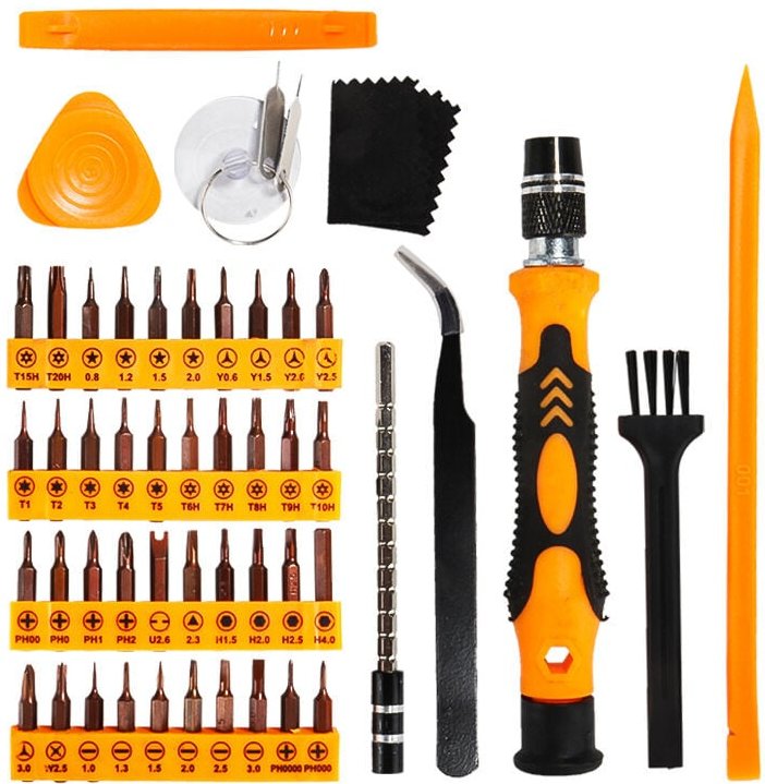 Fitags - 50-teiliges Schraubendreher-Set, Torx-Präzisionsschraubendreher-Set mit 40 Schraubendreherbits, Reparatur von L...