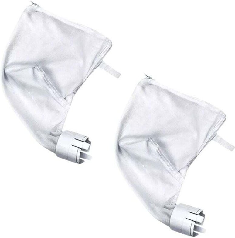 Vtizikl Kit de nettoyage de piscine 2 pièces, sacs de piscine pour grandes et petites impuretés, facile à utiliser, inst...