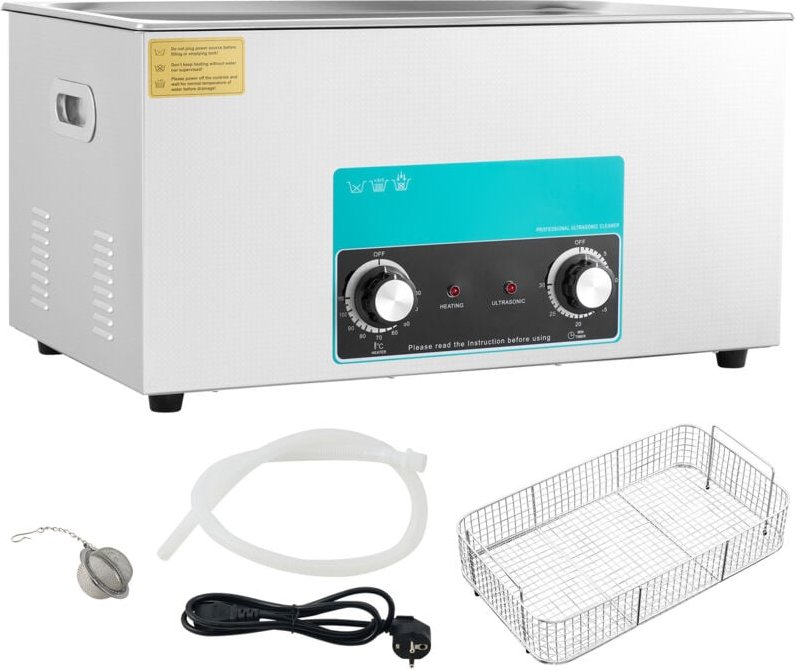 Ultraschallreiniger, 22 l, professionelle Drehknopfsteuerung mit Heizung und Timer, Edelstahl 304, für Schmuck, Uhren, B...