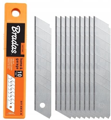 Bradas NEUTRAL DIY-KN18-N Klingen 18mm 10 Stk