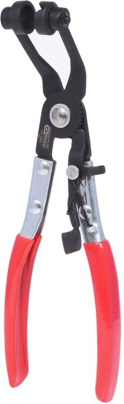 Schlauchschellenzange, abgewinkelt, 220mm