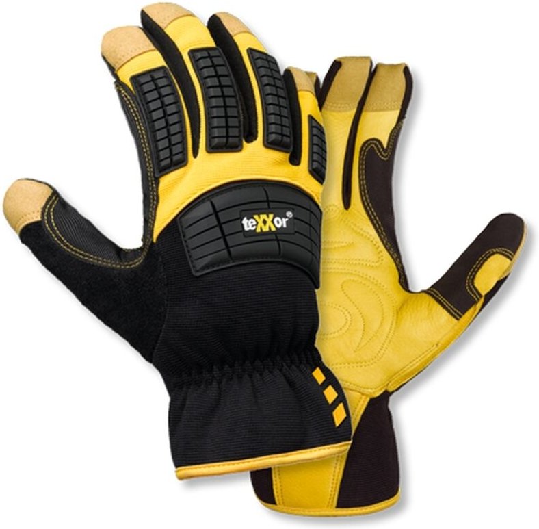 12 Paar topline Hirschleder-Handschuhe OCALA, Größe 8