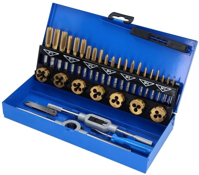 Brilliant Tools TiN Gewindeschneidwerkzeug-Satz, 32-tlg.