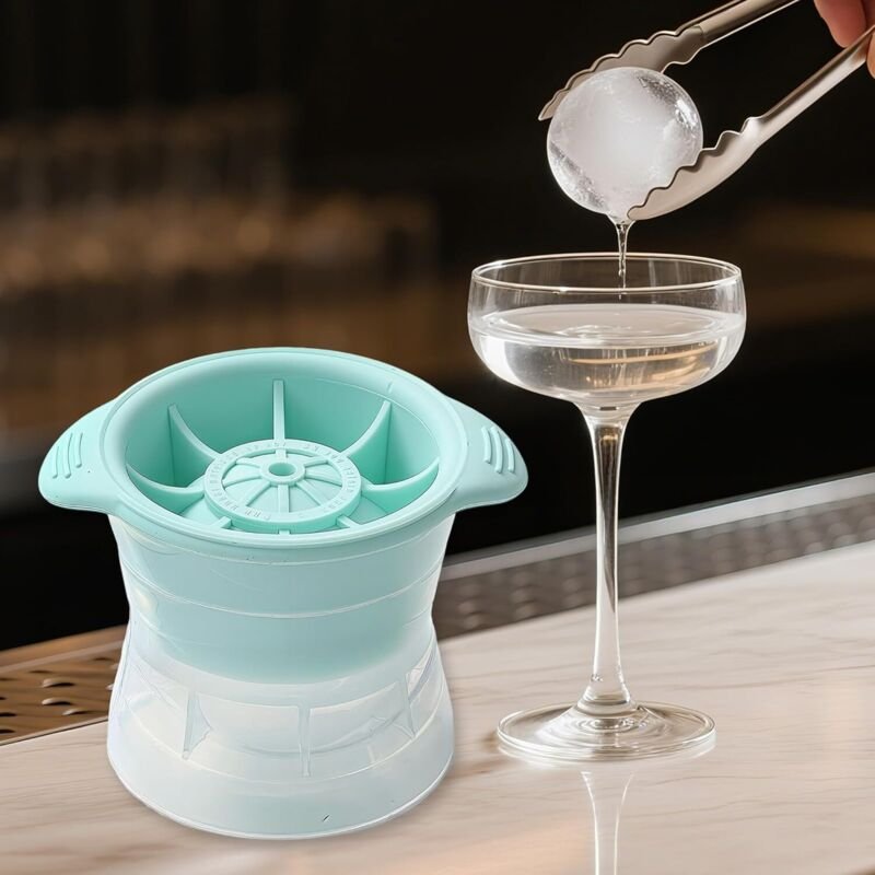 Whisky-Eiswürfelform – Kleine Eiswürfel aus flexiblem grünem Material, ideal für Getränke, Cocktails und den Heimgebrauc...