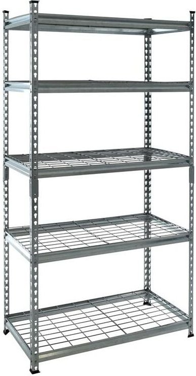 Estexo - Schwerlastregal Steckregal Lagerregal 180x90x45 cm Werkstattregal Gitterboden