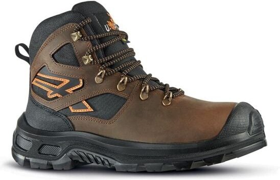 Hochsichere Arbeitsschuhe MONTANA UK ESD S3 CI SRC - Braun/Schwarz 35