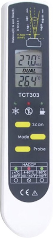 31.1119.K Infrarothermometer und Einstichthermometer (haccp) Optik 2:1 -55 - +250 °c - Tfa Dostmann