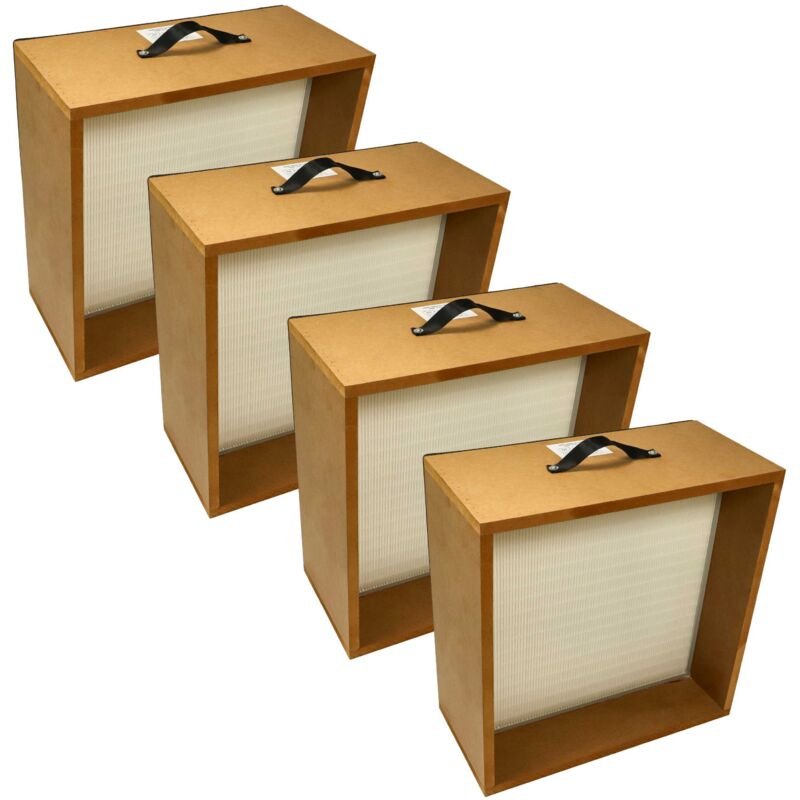 vhbw 4x Filter Ersatz für Teka 978005 für Absauganlage - HEPA-Filter, E10