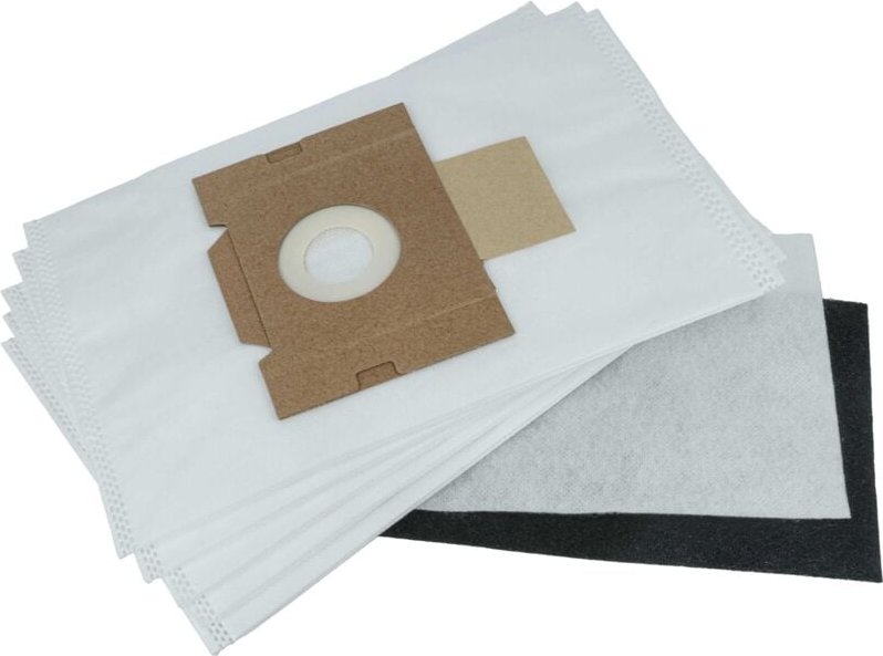 5x Staubsaugerbeutel Ersatz für Fakir 2410805 für Staubsauger - Mikrovlies, 29cm x 17,9cm Weiß - Vhbw