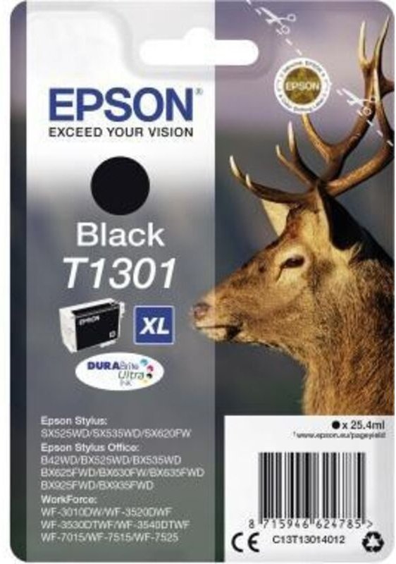 Tintenpatrone Originalzubehör T1301 ca. 945 Seiten schwarz 25,9ml