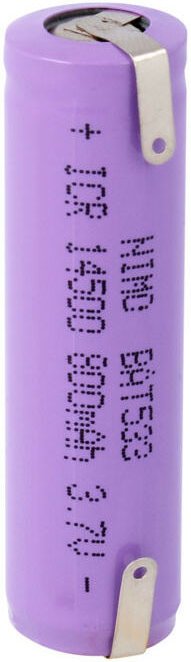 Lithium-Batterie 3,7V 800mA ICR14500 Steuerung Steuerklemmen