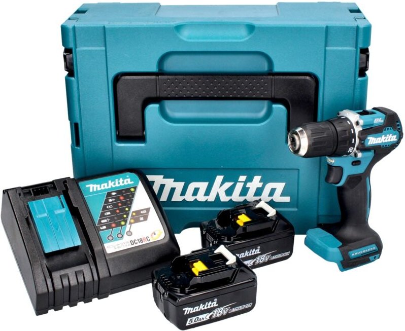 Bohrschrauber 18V lxt (2x5,0 Ah) in makpac Makita DDF487RTJ
