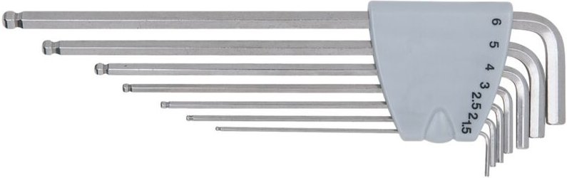 Ks Tools edelstahl Innen6kant-Winkelstiftschlüssel-Satz xl, 7-tlg