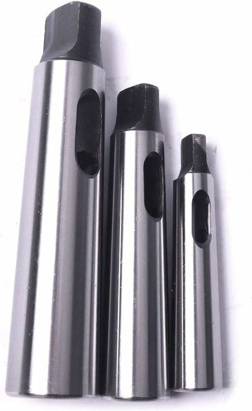 Reduzieradapter für Morsekegel-Bohrbuchsen für Fräsdrehmaschinen (MT1 auf MT2, MT3 auf MT2, MT3 auf MT4, 3 Stück)